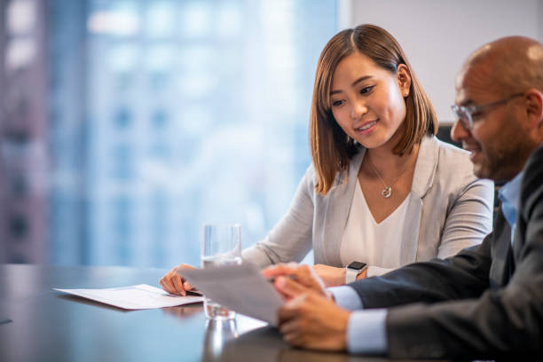istock Businessman and woman 1035700680