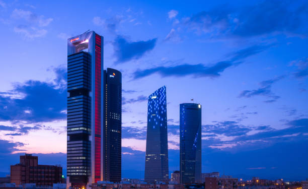 istock Skyline modern buildings Madrid, Spain 1035704350