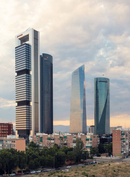 istock Skyline modern buildings Madrid, Spain 1035704490