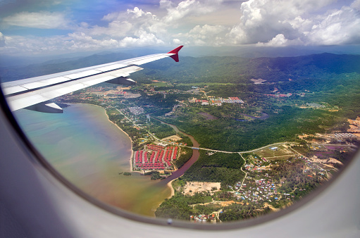 Borneo aerial view