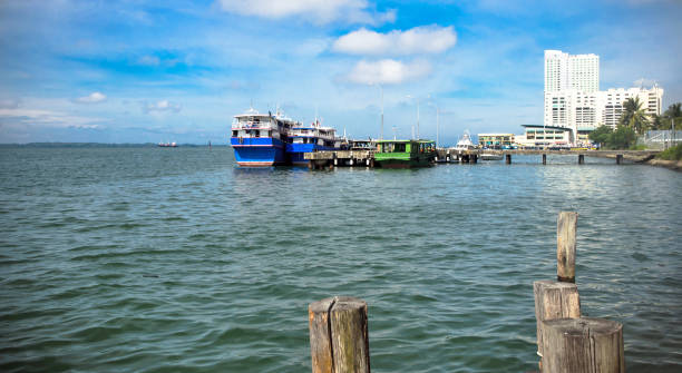 istock A pier in Sandakan, Borneo 1035709118