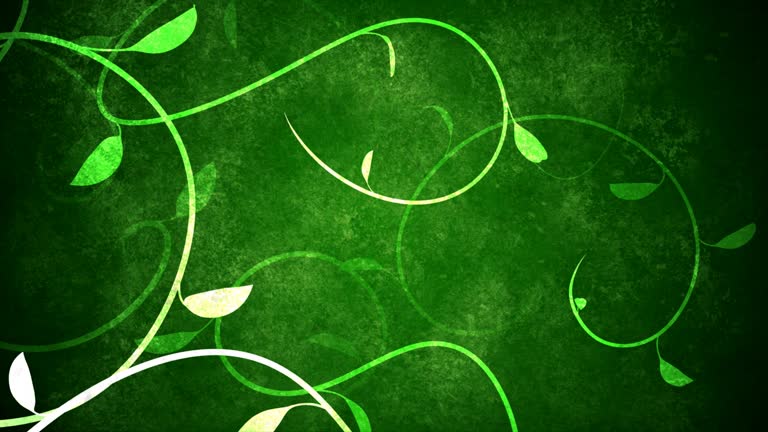 Grunge Growing Vines Background