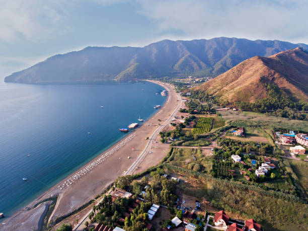 istock Aerial view of amazing Adrasan beach 1035733982