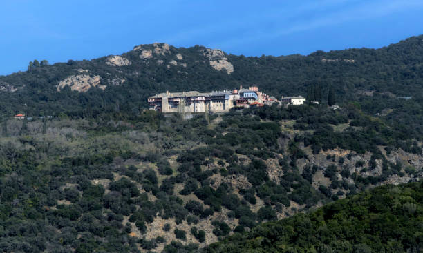 istock Monastery of Xiropotam on the Holy Mount Athos 1035740208
