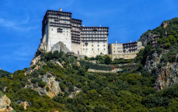 istock Simonopetra Monastery, Athos Peninsula, Mount Athos, Chalkidiki, Greece 1035740238