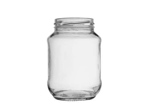 istock empty glass jar with a screw thread for foodstuff isolated on a white background 1035751078