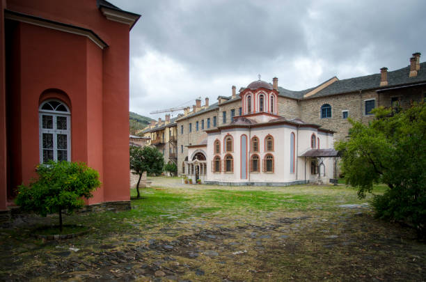 istock Monastery Iviron on Mount Athos, Chalkidiki, Greece 1035752488
