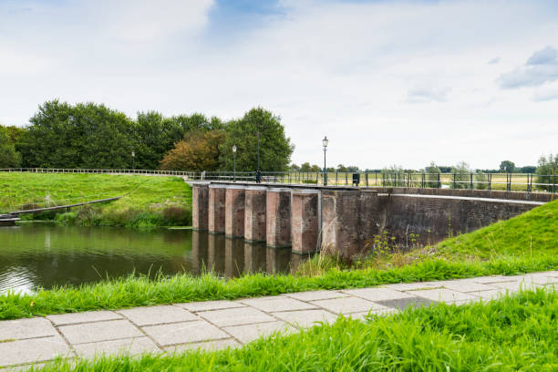 Sluice near Steenbergse Vliet, Holland