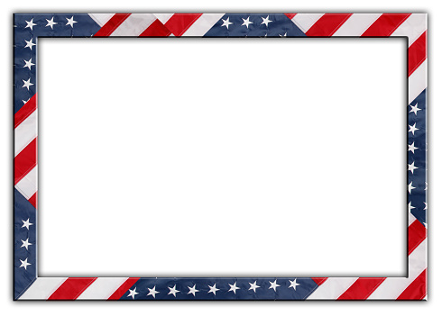 Marco de la bandera de Estados Unidos photo