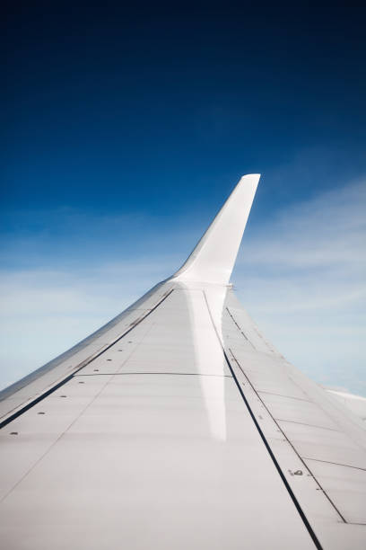 istock Wing of an airplane. 1035765818