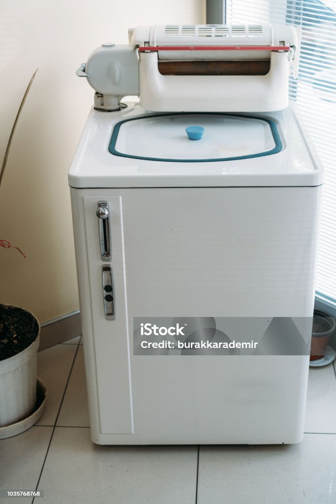 Wringer Washing Machine Washing Machine Stock Photo