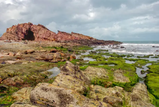 Pedra Furada (Holed Stone) at Jericoacoara beach - Ceara, Brazil