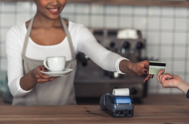istock Afro American barista 1035793358