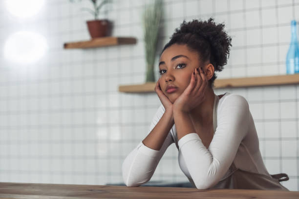 istock Afro American barista 1035793832