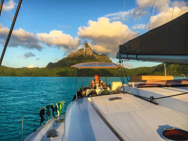 istock Morning catamaran cruise 1035796210