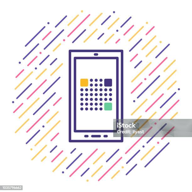Qr Code Line Icon Stock Illustration - Download Image Now - QR Code, Computer Graphic, Outline