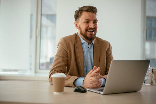 istock Businessman in office 1035862650