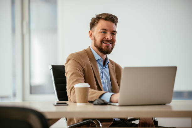 istock Businessman in office 1035862790