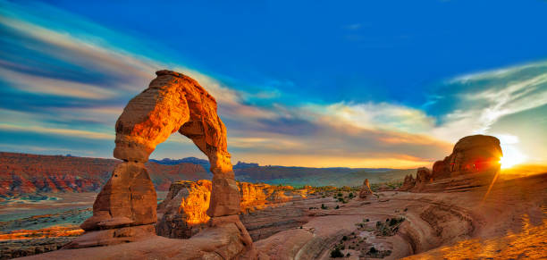 Arches Panorama stock photo