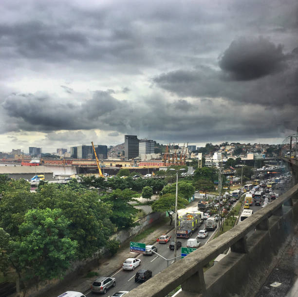 istock Flyover major traffic jam rush hour in Rio de Janeiro 1035892906