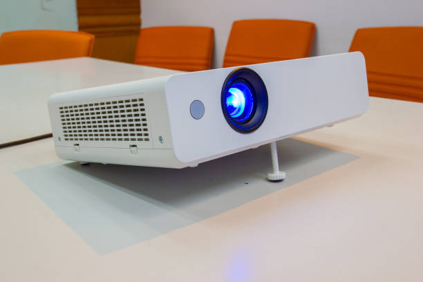 istock projector for presentation in a meeting room 1035895214