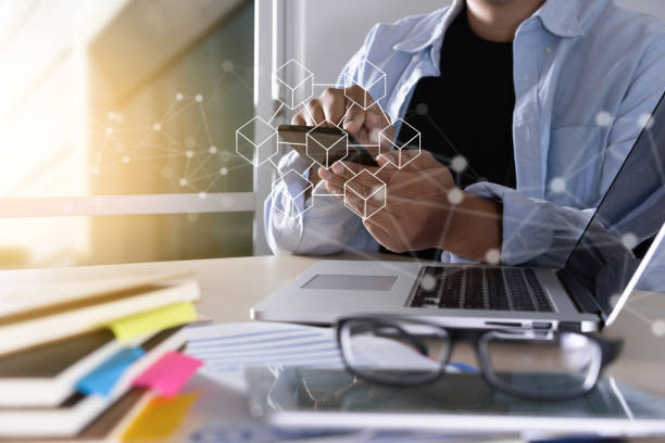 istock Blockchain technology  financial cryptocurrency such as bitcoin 1035905482