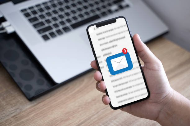 istock Mail Communication Connection message to mailing contacts phone Global Letters Concept 1035905490
