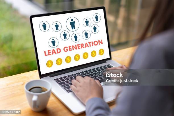 Lead Generation Business Funnel Marketing Process Stock Photo - Download Image Now - Lead Generation, Web Page, Photography