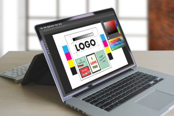 istock Creative Designer Graphic at work. Color swatch samples, Illustrator Graphic designer working digital tablet and computer 1035905508