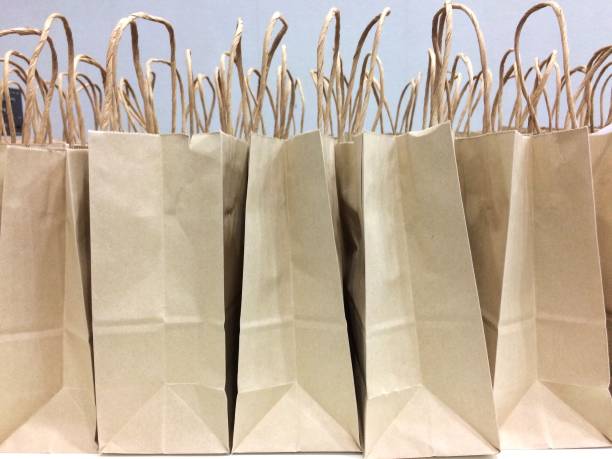 istock Paper bags help save the environment. 1035911256