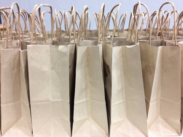 istock Paper bags help save the environment. 1035911262