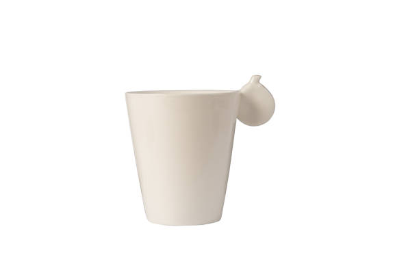 white cup stock photo