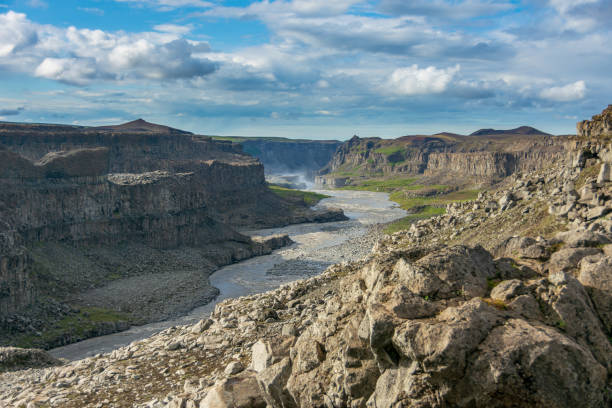 istock Dettifoss Waterfall and canyon, North Iceland 1035930508