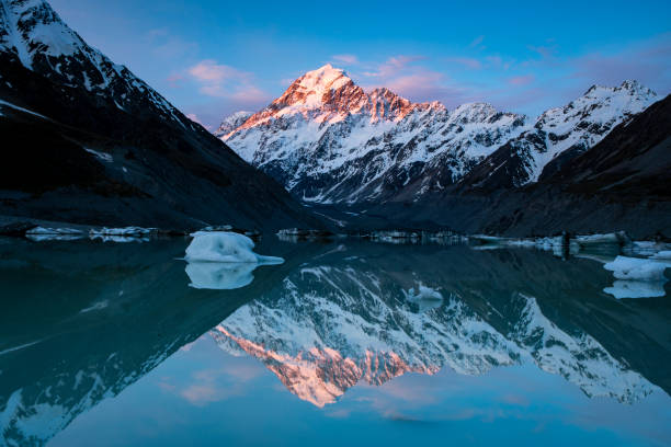istock Hooker Lake New Zealand 1035933168