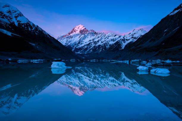 istock Hooker Lake New Zealand 1035933278