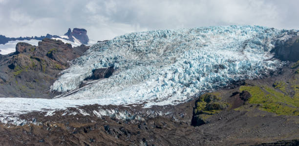 istock Vatnajokull glacier  from a glacier  blue ice tour, Iceland 1035949170