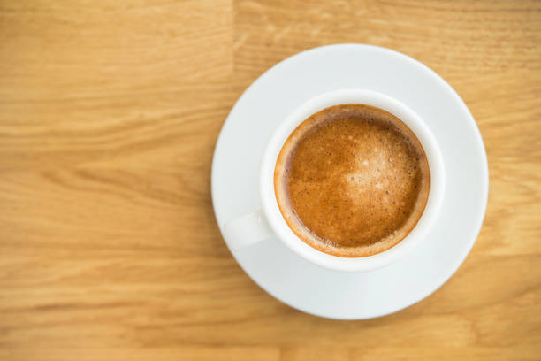 istock Americano coffee cup with milk 1035967000