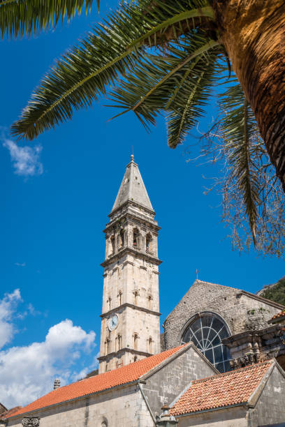 istock Saint Nikola Church tower in Perast 1035970410