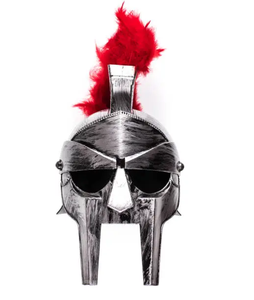 isolated Spartan helmet