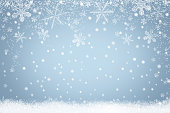 Winter holiday snow background with snowflakes for design