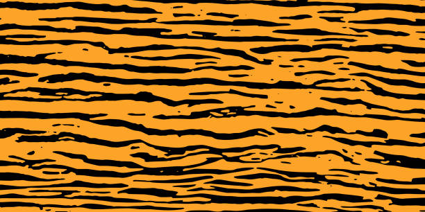 istock Black and orange background. Chaotic black lines on an orange background. 1035988816