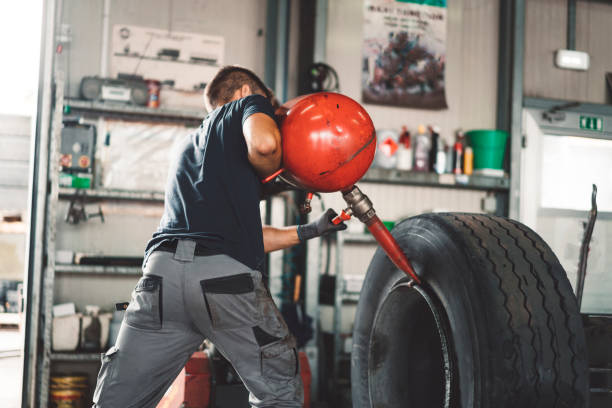 istock Equipment for changing the tire 1035995690