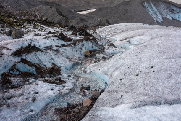 istock Vatnajokull glacier  from a glacier  blue ice tour, Iceland 1036003610