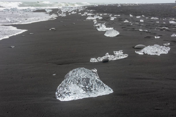 istock Vatnajokull glacier  from a glacier  blue ice tour, Iceland 1036006216