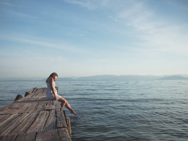 istock Young woman on vacation 1036010398