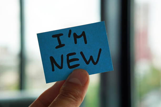 istock I'm new written at the office 1036012826