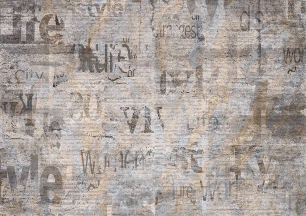 istock Old vintage grunge newspaper texture background 1036013350