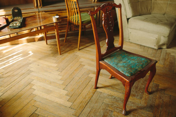 istock Wooden old chair 1036014106