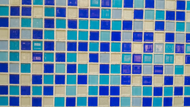 istock Blue white and light blue glass mosaic background 1036044358