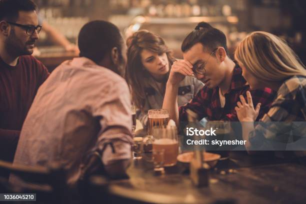 Why Are You Sad Stock Photo - Download Image Now - Sadness, Party - Social Event, Friendship